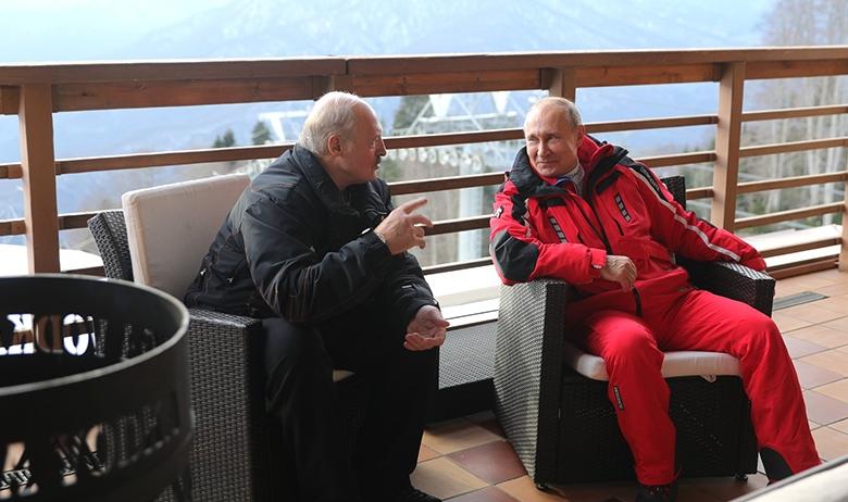 Александр Лукашенко и Владимир Путин