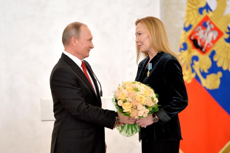 Владимир Путин и Сюзан Кармел Лерман