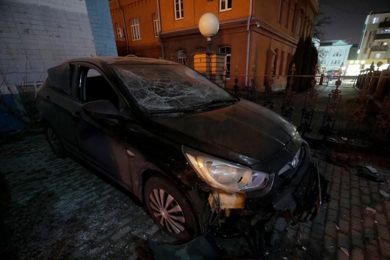 Последствия обстрела в Белгороде