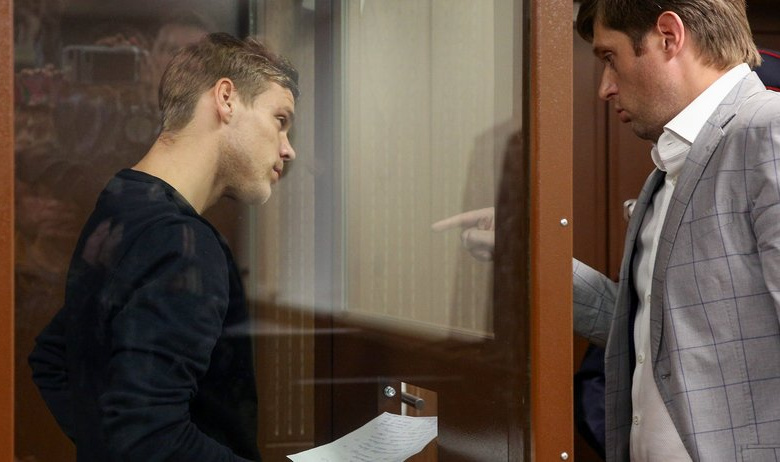 Александр Кокорин в суде