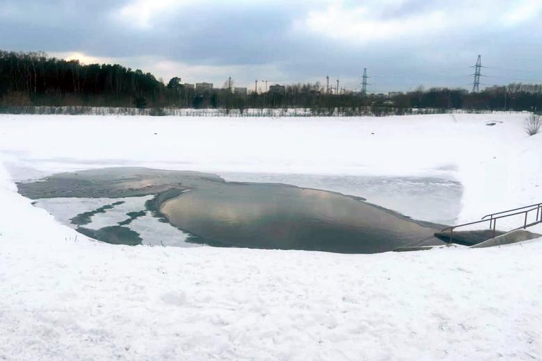 Пруд в районе Кузьминки