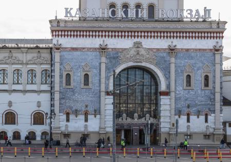 Вокзал в Москве подтопило из-за сильнейшего ливня