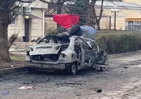 Появилось видео с места гибели депутата в ЛНР