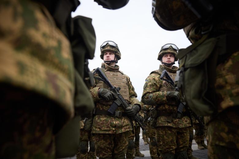 Военнослужащие Вооруженных сил Украины