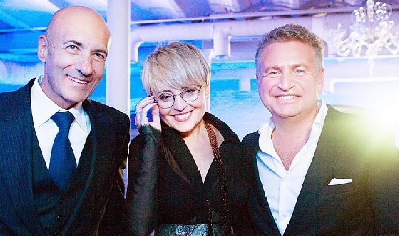 Анжелика Варум и Леонид Агутин с Игорем Крутым