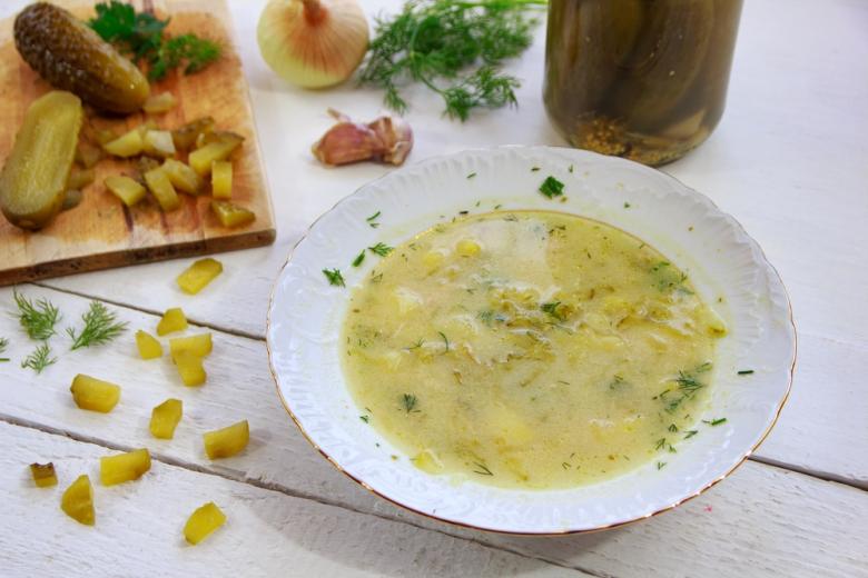 Суп с маринованными огурцами: как приготовить
