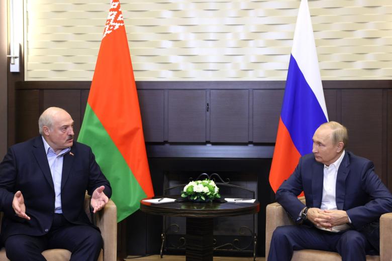 Александр Лукашенко и Владимир Путин