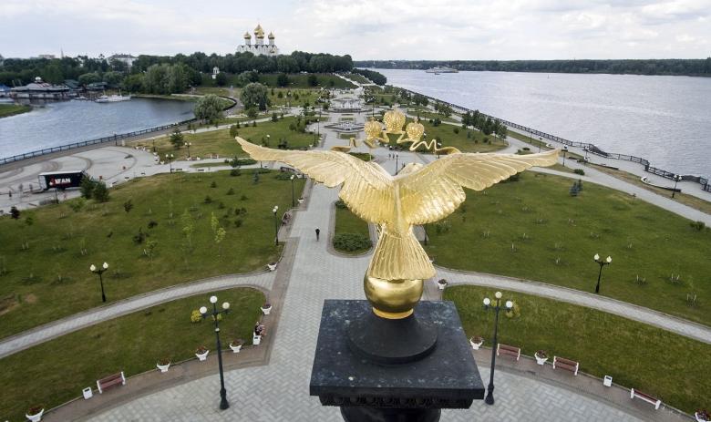 Стрелка на реке Волге, Ярославль