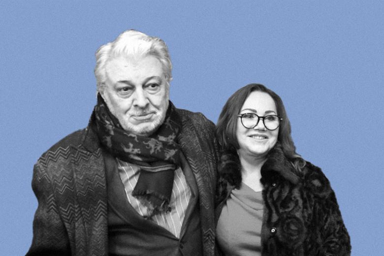 Певец и композитор Вячеслав Добрынин с супругой Ириной