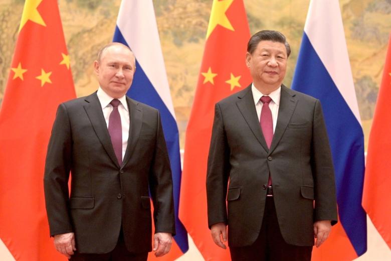 Президент РФ Владимир Путин, председатель КНР Си Цзиньпин