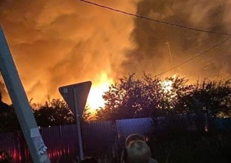 В подмосковной Шатуре произошёл пожар у ж/д вокзала