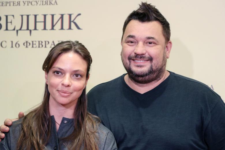 Сергей Жуков с женой Региной Бурд