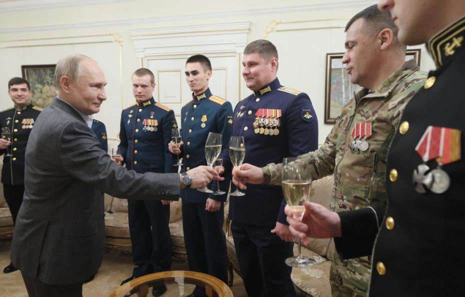 Владимир Путин на встрече с участниками СВО