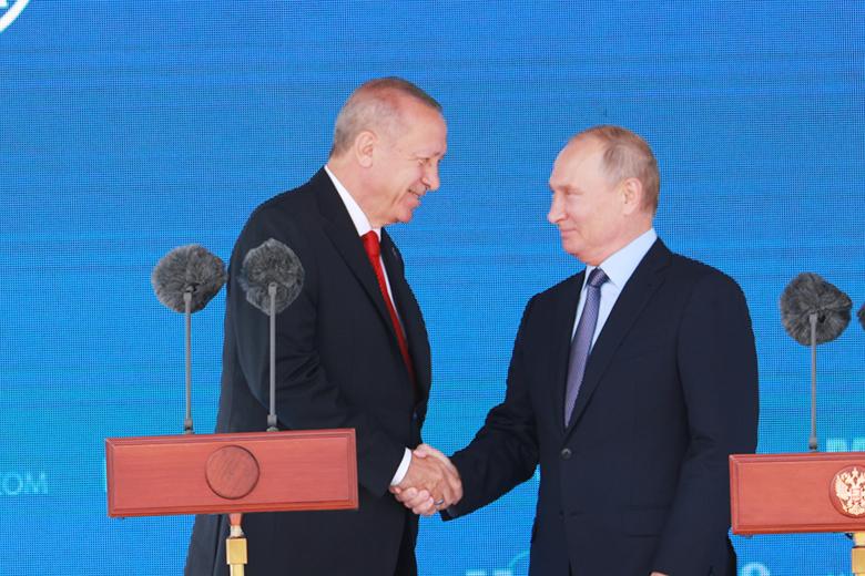 Тайип Эрдоган и Владимир Путин