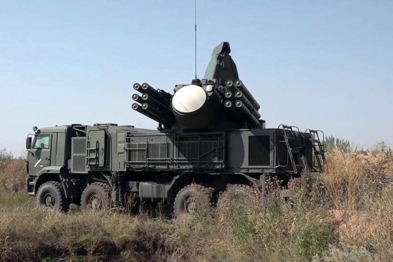 Боевая работа ЗРПК «Панцирь-С»