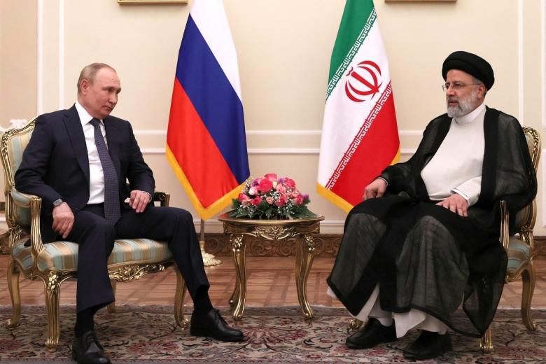 Владимир Путин с иранским коллегой Ибрахимом Раиси
