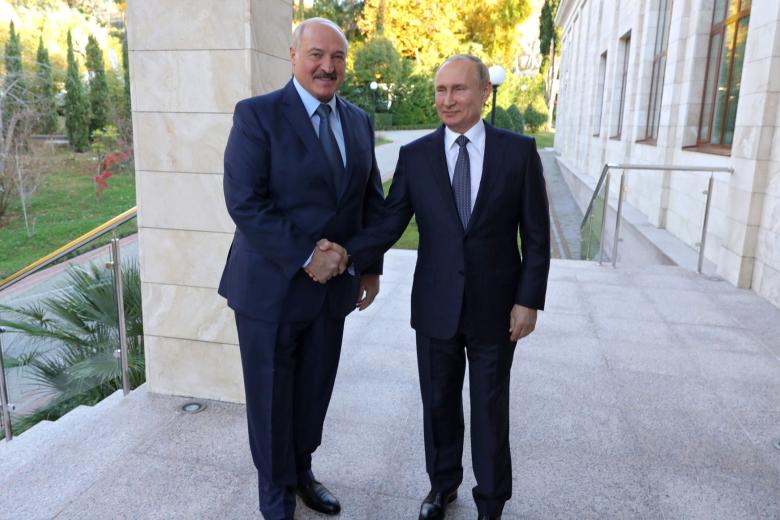 Александр Лукашенко и Владимир Путин