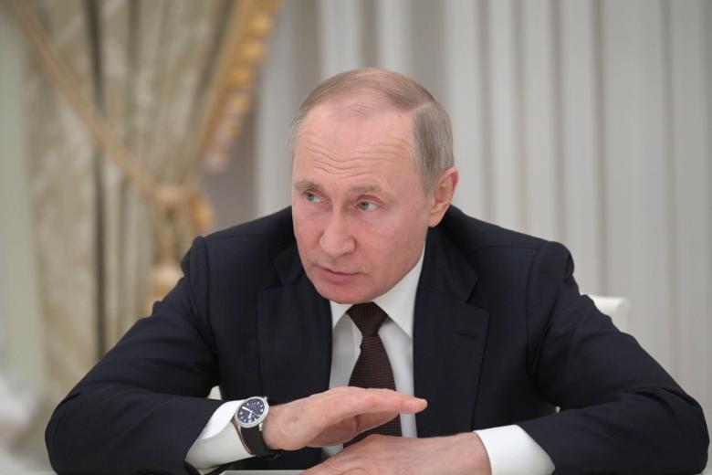 Президент РФ Владимир Путин на встрече с руководителями фракций Государственной Думы
