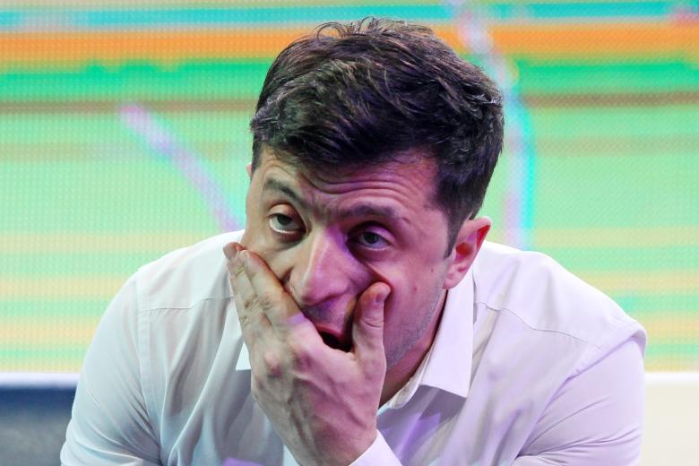 Выступление кандидата на пост президента Украины Владимира Зеленского на концерте студии «Квартал 95» 