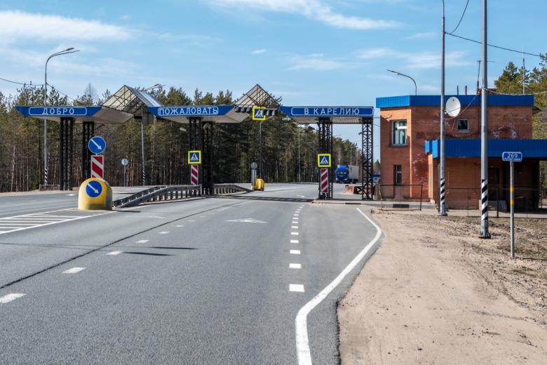Контрольно-пропускной пункт Республики Карелия в Олонецком районе