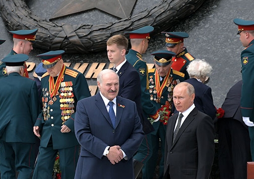 Александр Лукашенко и Владимир Путин