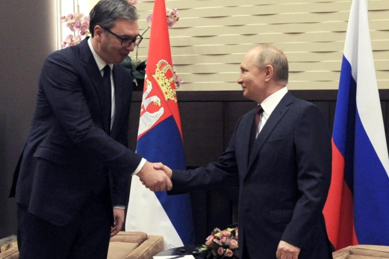 Александр Вучич, Владимир Путин