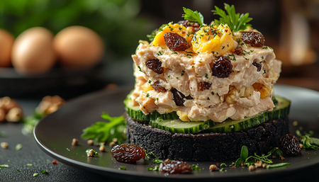 Необычный салат «Балканка»: удивите гостей ярким сочетанием! Очень вкусно
