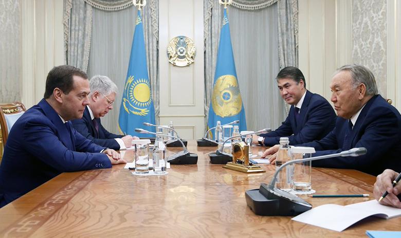 Дмитрий Медведев и Нурсултан Назарбаев