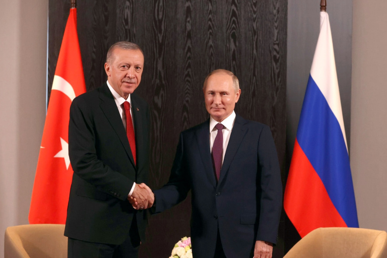 Владимир Путин и Реджеп Тайип Эрдоган
