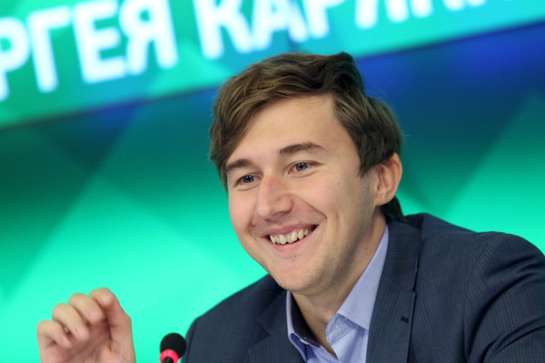 Российский гроссмейстер Сергей Карякин