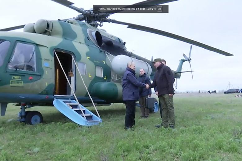 Верховный главнокомандующий Вооружёнными силами Российской Федерации посетил штаб группировки войск «Днепр»