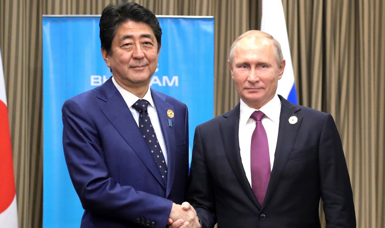 Владимир Путин и Синдзо Абэ