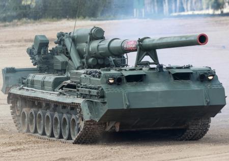 Минобороны показало кадры ударов по укрепленным районам ВСУ из САУ «Малка»