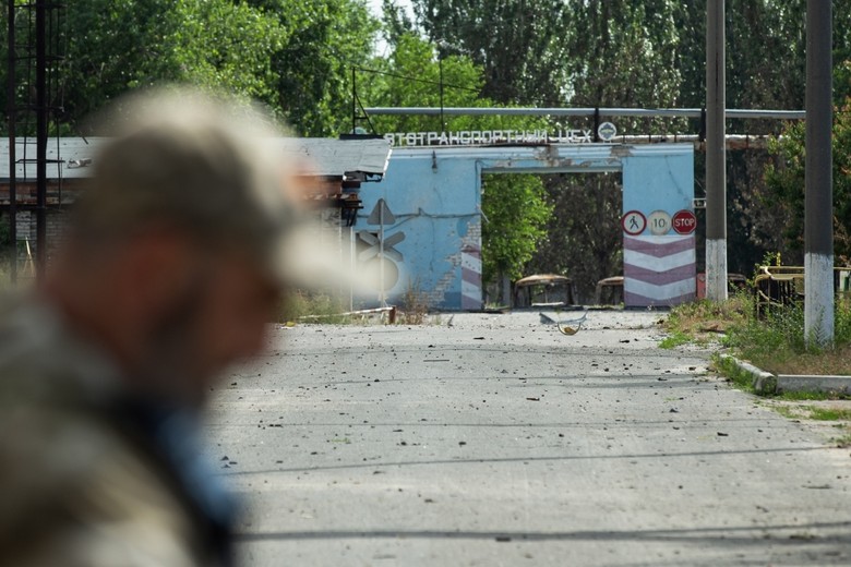 Территория завода «Азот» в Северодонецке