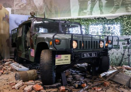 В парке «Патриот» показали трофейную военную технику, захваченную у ВСУ