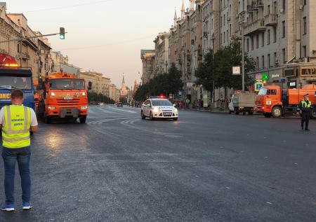 В Москве досрочно завершили ремонт участка Тверской улицы
