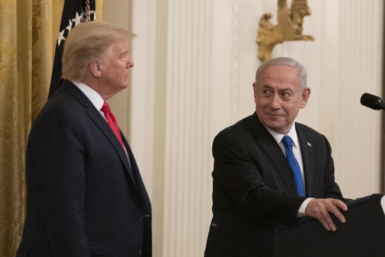 Дональд Трамп и Биньямин Нетаньяху 