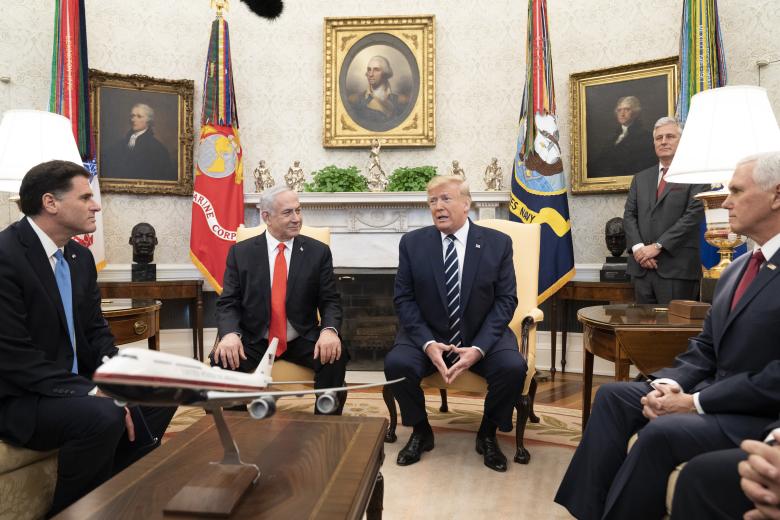 Биньямин Нетаньяху и Дональд Трамп
