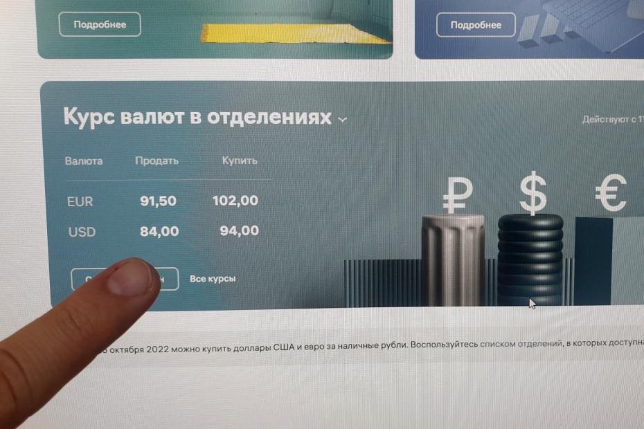 Курс валюты в Райффайзенбанке 
