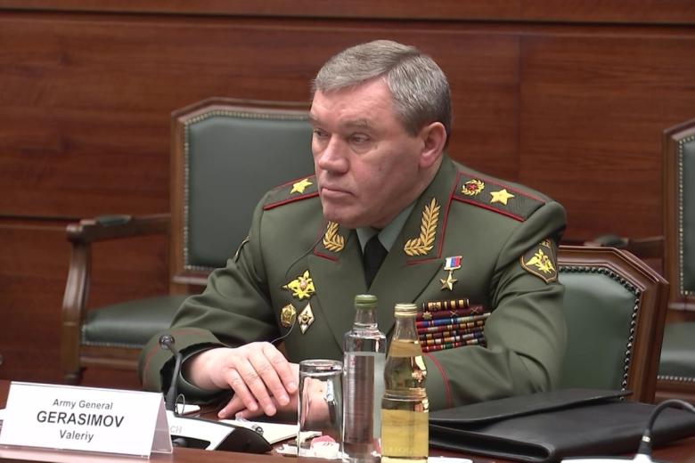 Начальник Генерального штаба вооруженных сил РФ генерал армии Валерий Герасимов