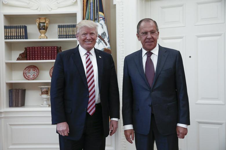 Дональд Трамп и Сергей Лавров 