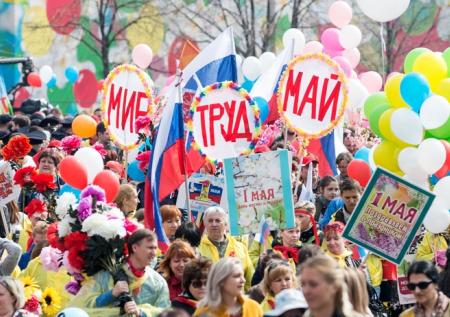Как прошёл Первомай в Москве