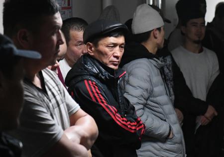 Пробка из мигрантов в Екатеринбурге попала на видео
