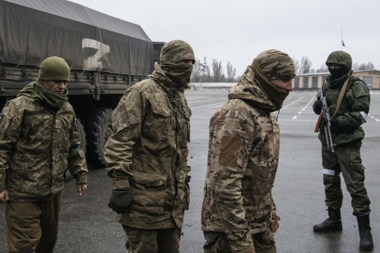 Сдавшиеся в плен военнослужащие украинской армии