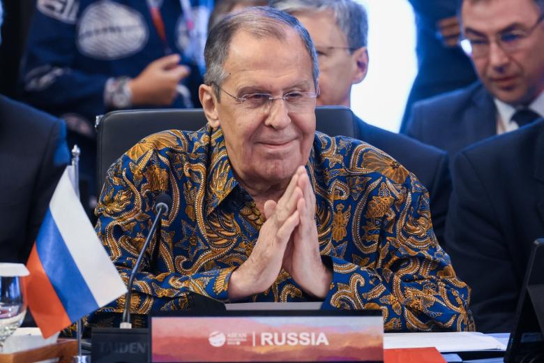 Сергей Лавров принимает участие в совещании министров иностранных дел Восточноазиатского саммита в гостинице «Шангри-ла» в Джакарте