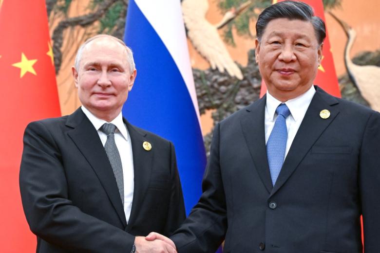Президент РФ Владимир Путин c председателем КНР Си Цзиньпином