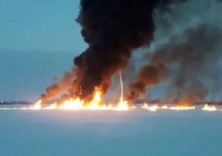 Ростехнадзор оценил объём углеводородов на аварийном участке на Оби