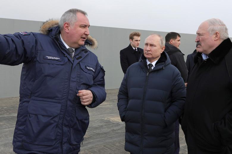 Дмитрий Рогозин, Владимир Путин и Александр Лукашенко