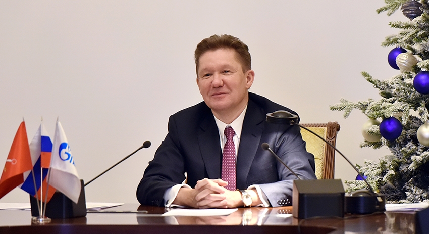 Председатель правления ПАО «Газпром» Алексей Миллер
