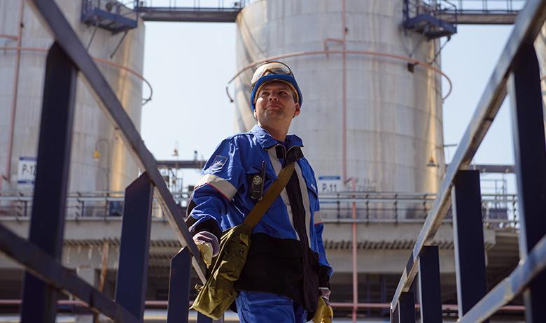 Установка по производству битума. Московский нефтеперерабатывающий завод